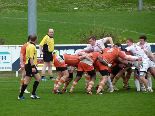 Stets ein zähes Ringen: Partien zwischen der RGH und dem RK Heusenstamm versprachen bisher stets schnelles und spannendes Rugby